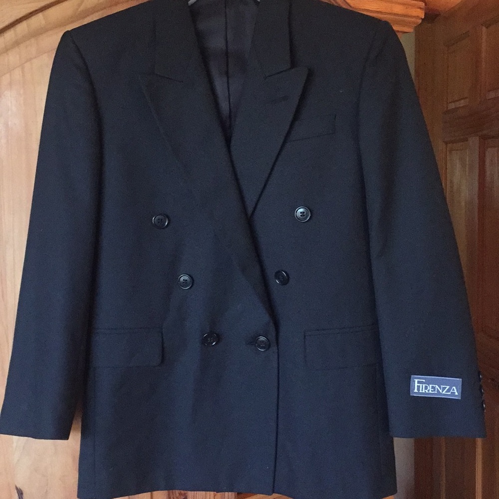 Boys Firenza Blazer/Suit Jacket-Size 12 Black